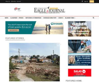 Coronadonewsca.com(The Coronado Eagle & Journal) Screenshot