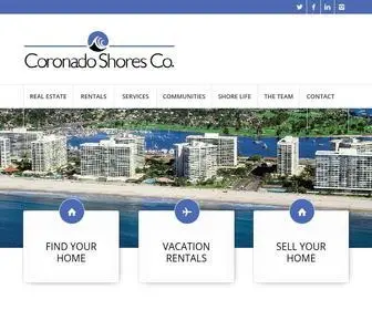 Coronadoshoresco.com(Coronado Real Estate) Screenshot