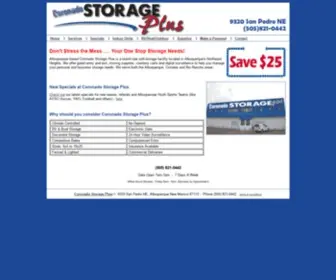 Coronadostorageplus.com(Coronado Storage Plus) Screenshot