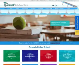 Coronadousd.net(Coronado Unified School District) Screenshot