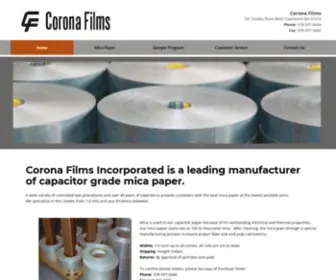 Coronafilms.com(Corona Films Incorporated) Screenshot