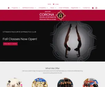 Coronagym.ca(Corona School of Gymnastics) Screenshot