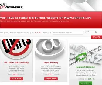 Corona.live(1st Domains) Screenshot