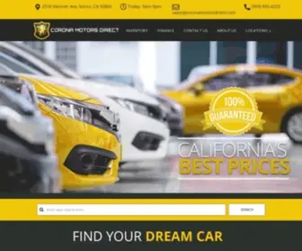Coronamotorsdirect.com(Corona Motors Direct) Screenshot