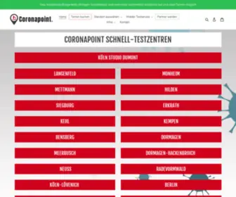 Coronapoint.de(Corona Testzentrum) Screenshot