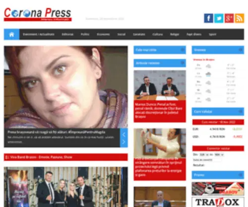 Coronapress.ro(CORONA PRESS) Screenshot