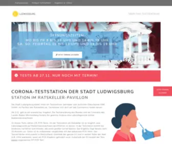 Coronatest-Ludwigsburg.de(Coronatest Ludwigsburg) Screenshot