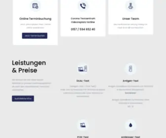 Coronatest-Odeonsplatz.de(Coronatest Odeonsplatz) Screenshot