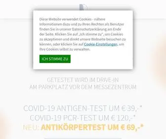 Coronatest-Salzburg.at(Corona-Schnelltest Salzburg) Screenshot