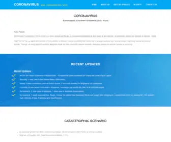 Coronavirusproject.com(AKS University) Screenshot