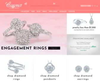 Coronetdiamonds.com(Diamond Jewelry by Coronet) Screenshot