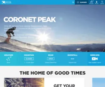 Coronetpeak.co.nz(Coronet Peak) Screenshot