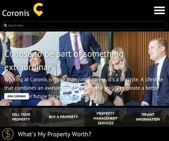 Coronis.com.au(Real Estate Agents Brisbane) Screenshot
