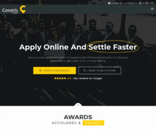 Coronisfinance.com.au(New) Screenshot