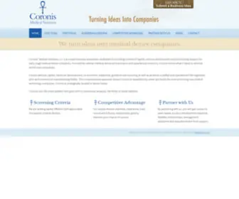 Coronismedical.com(Coronis Medical Ventures) Screenshot