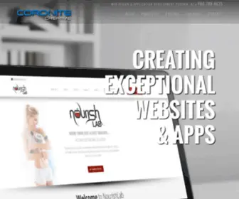 Coronite.net(Phoenix Website Design Business) Screenshot