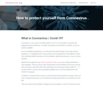 Coronovirus.org(Coronovirus) Screenshot