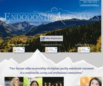 Corootcanal.com(Endodontic Associates in Centennial) Screenshot