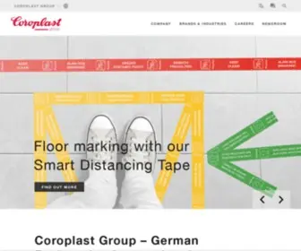 Coroplast-Group.com(Coroplast Group) Screenshot