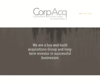 Corpacq.com(CorpAcq Limited HTML marquee Tag) Screenshot