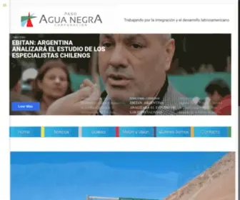 Corpan.cl(CORPORACION PARA EL DESARROLLO Y LA INTEGRACION PASO AGUA NEGRA) Screenshot