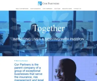 Corpartners.com(Cor Partners) Screenshot