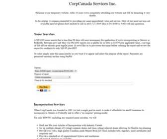 Corpcanada.ca(Corpcanada) Screenshot
