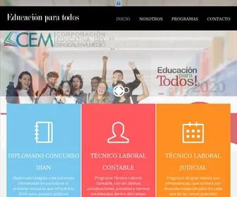 Corpcem.com(Inicio) Screenshot