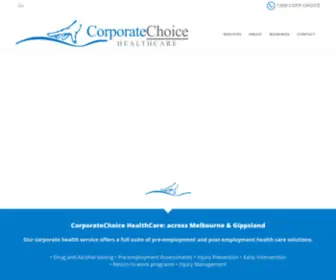 Corpchoice.com.au(Corporate Healthcare Solutions) Screenshot