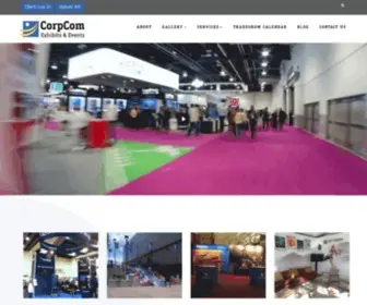 Corpcom-Events.com(CorpCom Exhibits & Events CorpCom Exhibits & Events) Screenshot