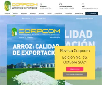 Corpcom.com.ec(Corpcom Ecuador) Screenshot