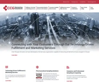 Corpcomm.com(CCG Marketing Solutions) Screenshot