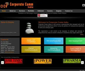 Corpcomm.net.in(Corporate Comm India) Screenshot