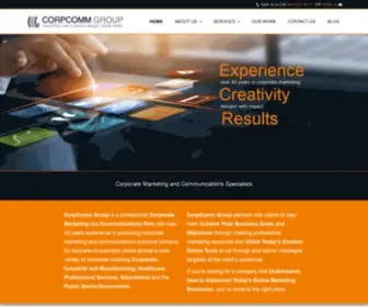 CorpcommGroup.com(CorpComm Group) Screenshot