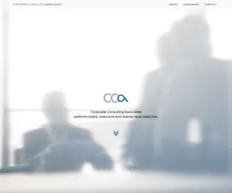 Corpconsulting.com(Corporate Consulting Associates) Screenshot