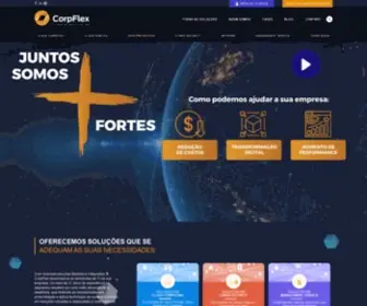Corpflex.com.br(A Cloud do seu Negócio em Boas Mãos) Screenshot