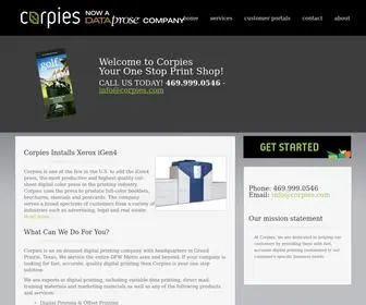 Corpies.com(Corpies) Screenshot