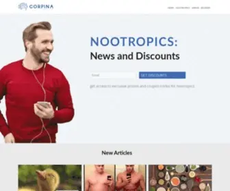 Corpina.com(Corpina Nootropics) Screenshot