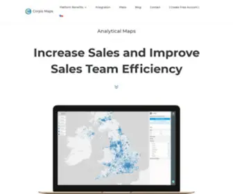 Corpismaps.com(Configurable Analytical Maps) Screenshot