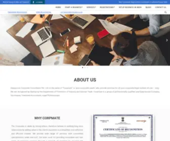 Corpmate.in(MSME Registration in India) Screenshot