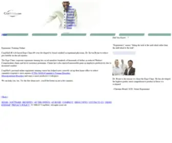 Corpmed.com(Helps you reduce cumulative/repetitive stress injuries (CTDs/ RSIs)) Screenshot