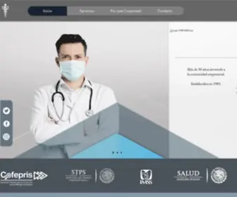 Corpomed.com.mx(Servicios Medicos Empresariales) Screenshot