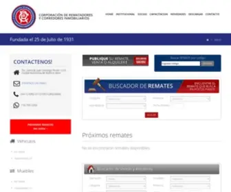 Corporacionderematadores.org(Corporacion de Rematadores y Corredores Inmobiliarios) Screenshot