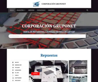 Corporaciongruponet.com(CORPORACIÓN GRUPONET) Screenshot