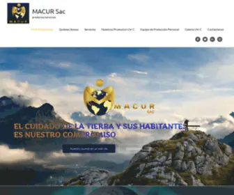 Corporacionmacur.com(MACUR sac) Screenshot