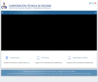 Corporaciontecnicadebolivar.com(Corporación Técnica de Bolívar) Screenshot
