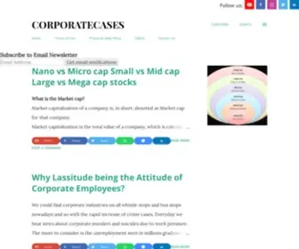 Corporate-Cases.com(An insightful blog) Screenshot
