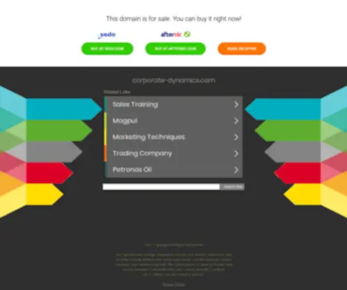 Corporate-Dynamics.com(Sales Training) Screenshot