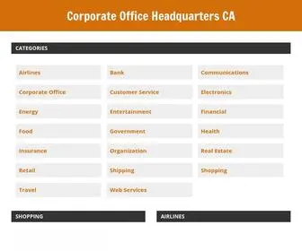 Corporate-Office-Headquarters-CA.com(Corporateofficeheadquartersca) Screenshot