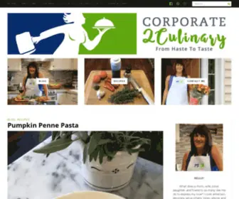 Corporate2Culinary.com(Haste to Taste) Screenshot